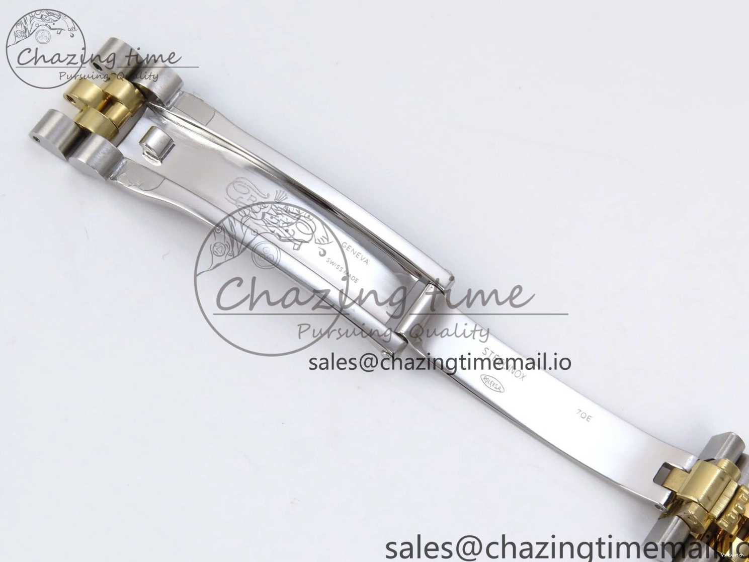 on SS YG DateJust 904L Steel Roman Jubilee Edition Diamonds HZ2236 Bracelet JARF 278383RBR Dial 1:1 Gray Best 31 0404